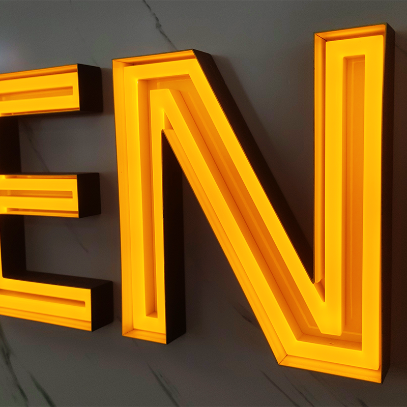 Signage Dropshipping Backlit Acrylic Advertising Storefront LED Logo Made Decor Makers 3D Marker Decorative Led Neon Signs