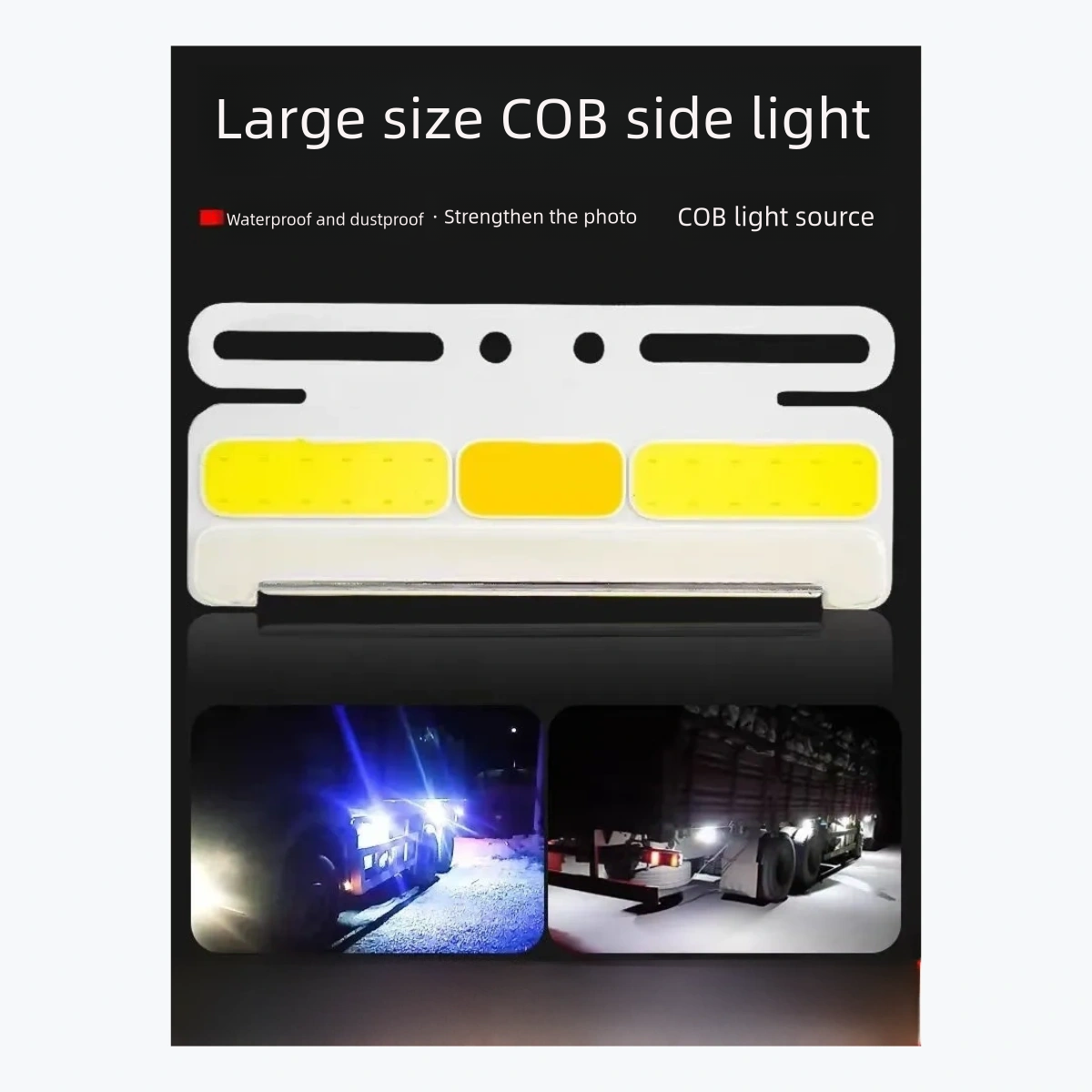 Bus Truck Lorry Side Marker Indicator Light 24v Truck Side Lamp Led Light Traffic Truck Yellow Warning Light