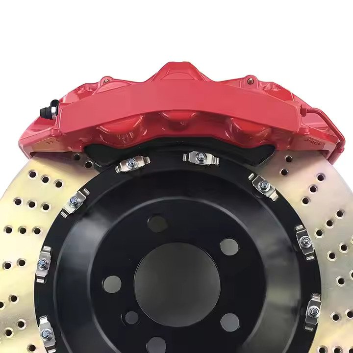 New 282mm Front & Rear Wheel Brake Disc Kit with Big Brake Calipers Auto Brake System Upgrade Pads