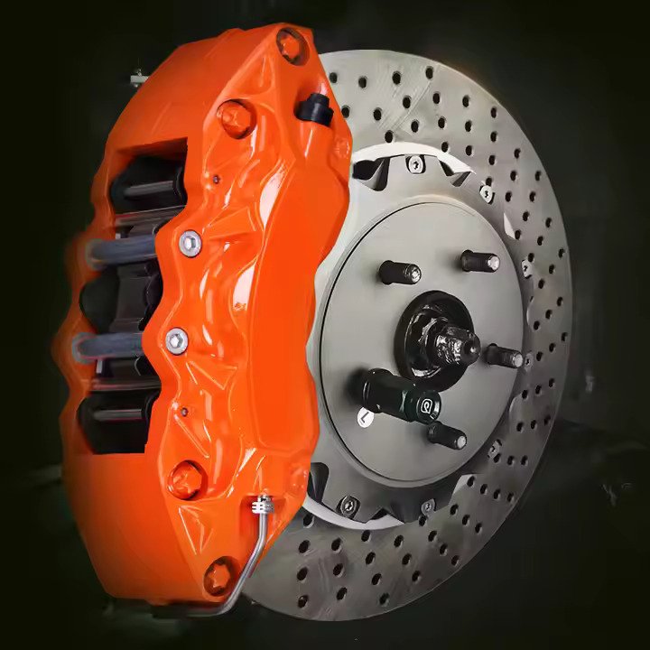 New 282mm Front & Rear Wheel Brake Disc Kit with Big Brake Calipers Auto Brake System Upgrade Pads