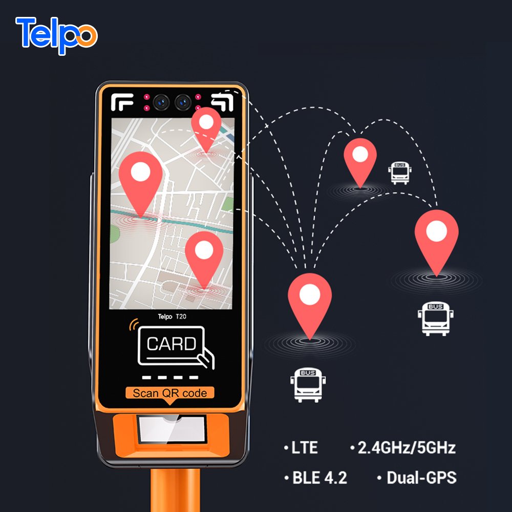 T20 Tap-and-go Electronic Fare Collection Ticketing Payment System Card Reader Pos Bus Validator