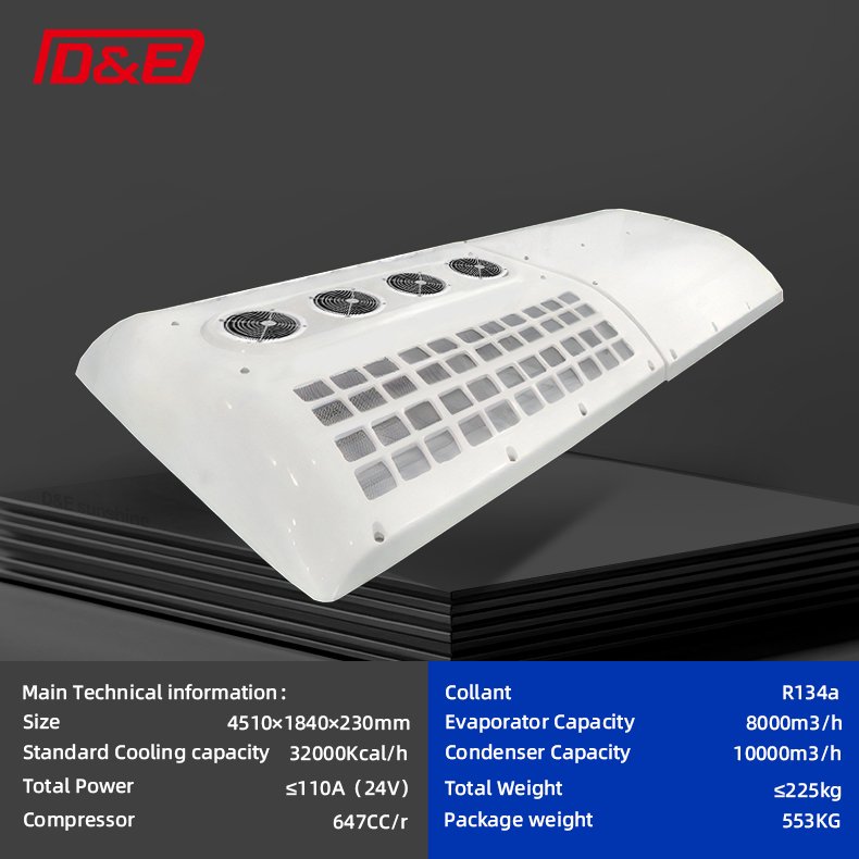 Full Set 32000 Kcal/h BUS Air Conditioner for 11m 12m BUS Customizable High Quality