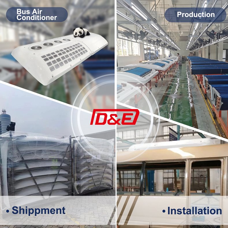Full Set 32000 Kcal/h BUS Air Conditioner for 11m 12m BUS Customizable High Quality