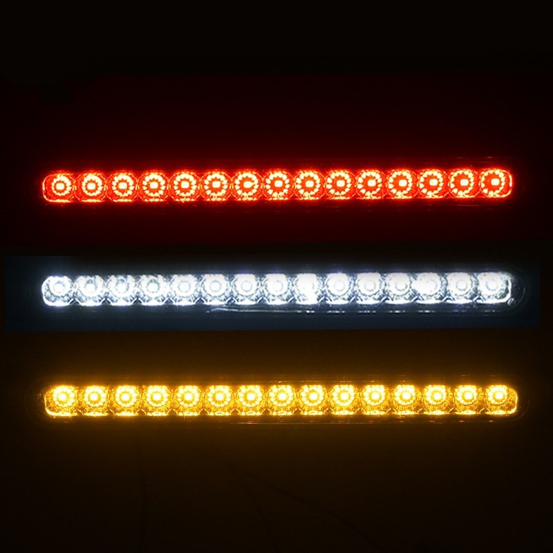 9.8inch 15LED Side Light Bar DC 12V 24V Brake Lights for Trailer Ship Bus RV Truck SUV