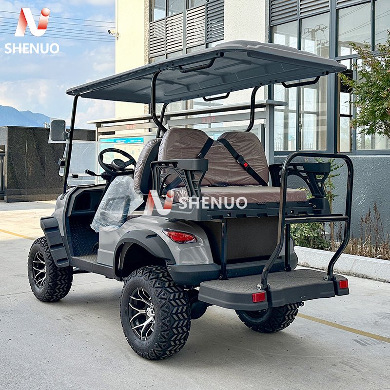 Factory Direct Chinese Sightseeing Tourist Bus 4 Seater Gasoline Club Car Petrol Golf Carts