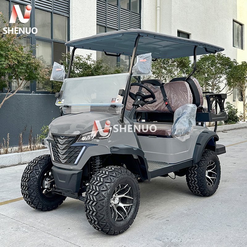 Factory Direct Chinese Sightseeing Tourist Bus 4 Seater Gasoline Club Car Petrol Golf Carts