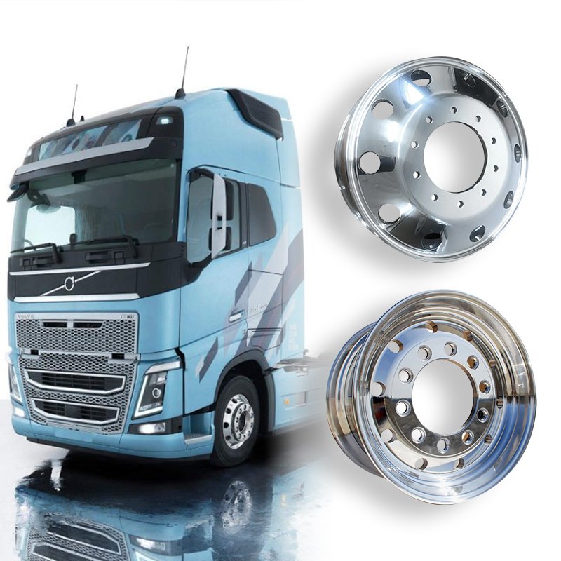 24x8.5 Pcd 10x335 Cb 281 OEM New Customize Wheel Rims Transport Chinese Semi Truck Forged Wheels Accessories Steel