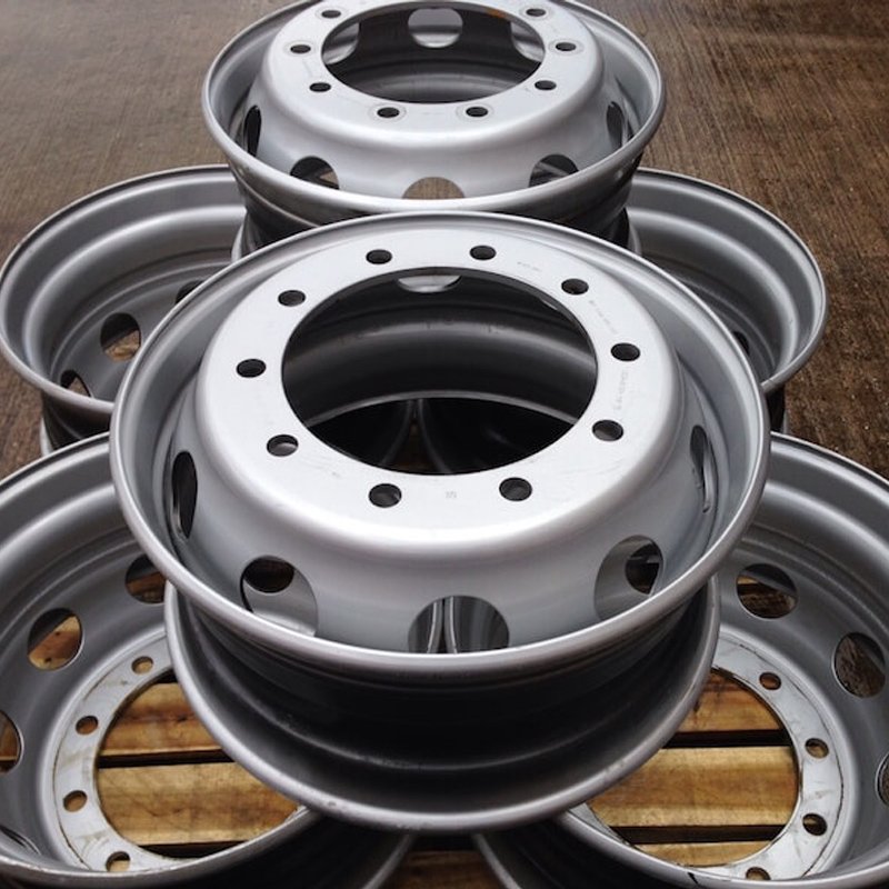 24x8.5 Pcd 10x335 Cb 281 OEM New Customize Wheel Rims Transport Chinese Semi Truck Forged Wheels Accessories Steel
