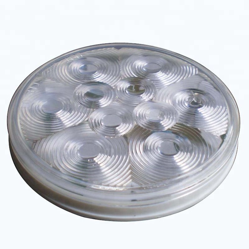 Truck Light Accessaries 4 Inch 10 LEDs Round Car LED Tail Rear Light Truck Trailer RV Lamp 12V With Wiring Plug