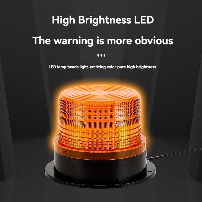 Waterproof Magnetic Mounted Car Strobe LED Solar Burst Flash Warning Light Vehicle Safety Traffic Signal Traffic Warning