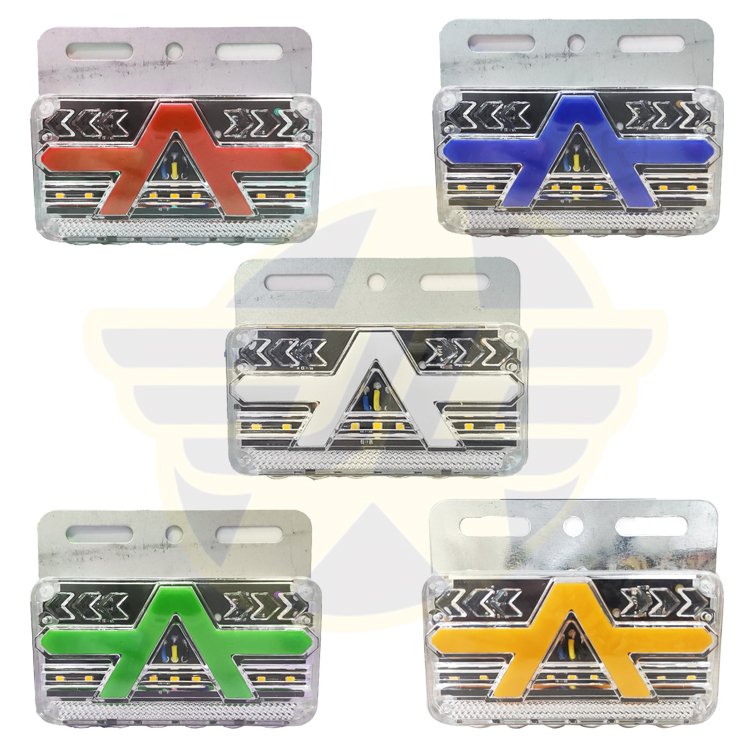 Wholesale Forklift Led Truck Side Light Amber Led Clearance Rear Side Marker Light Truck Traffic Trailer Dc12v 24v