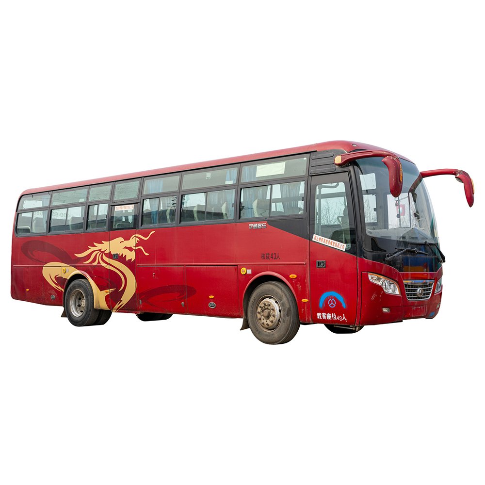 China Luxury 43-Seater Tour Coach Bus for Sale Diesel Fuel Manual Transmission Used Passenger Bus