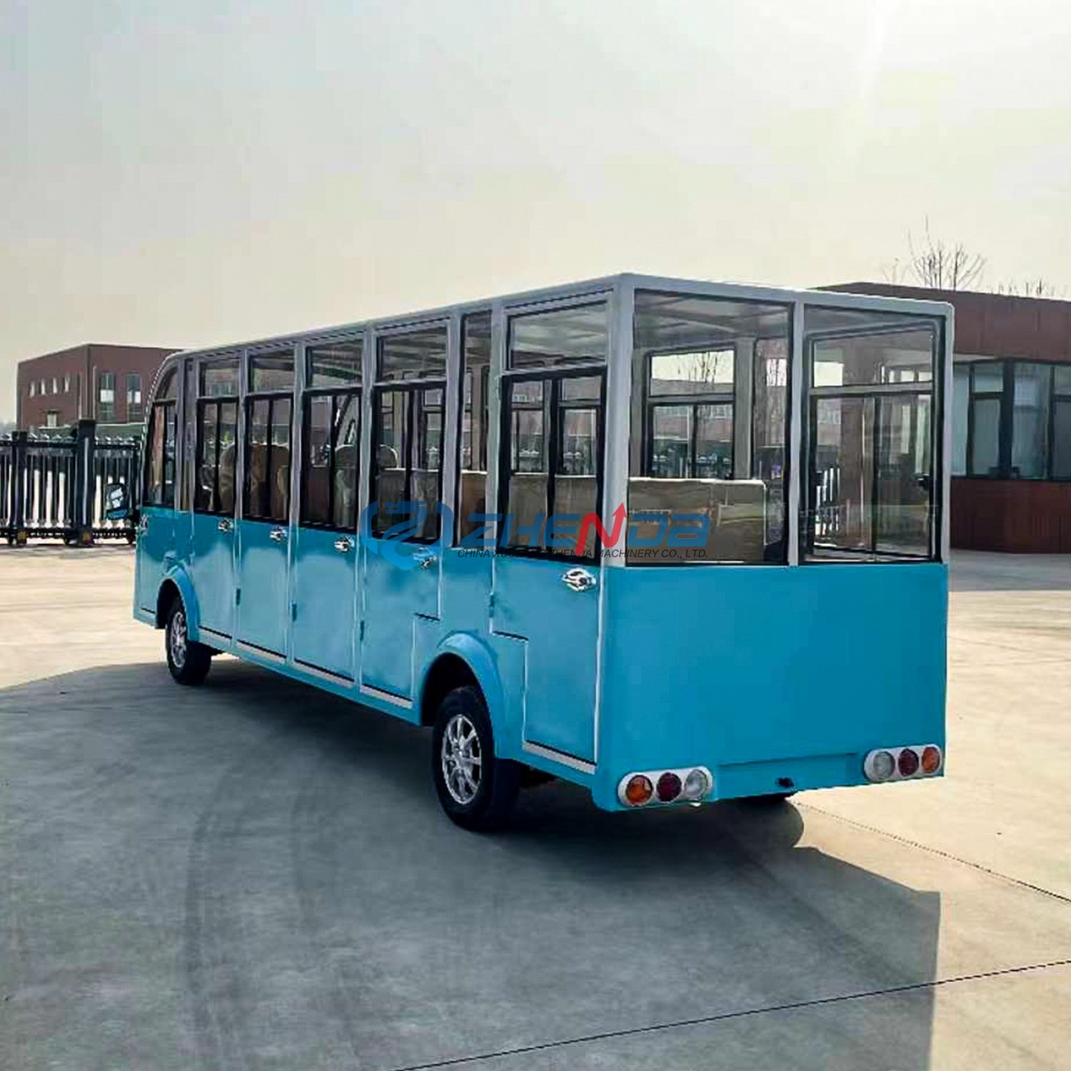 Hot Sale High Quality Electric Bus for Sale Right Hand Drive coach Buses Sightseeing Bus