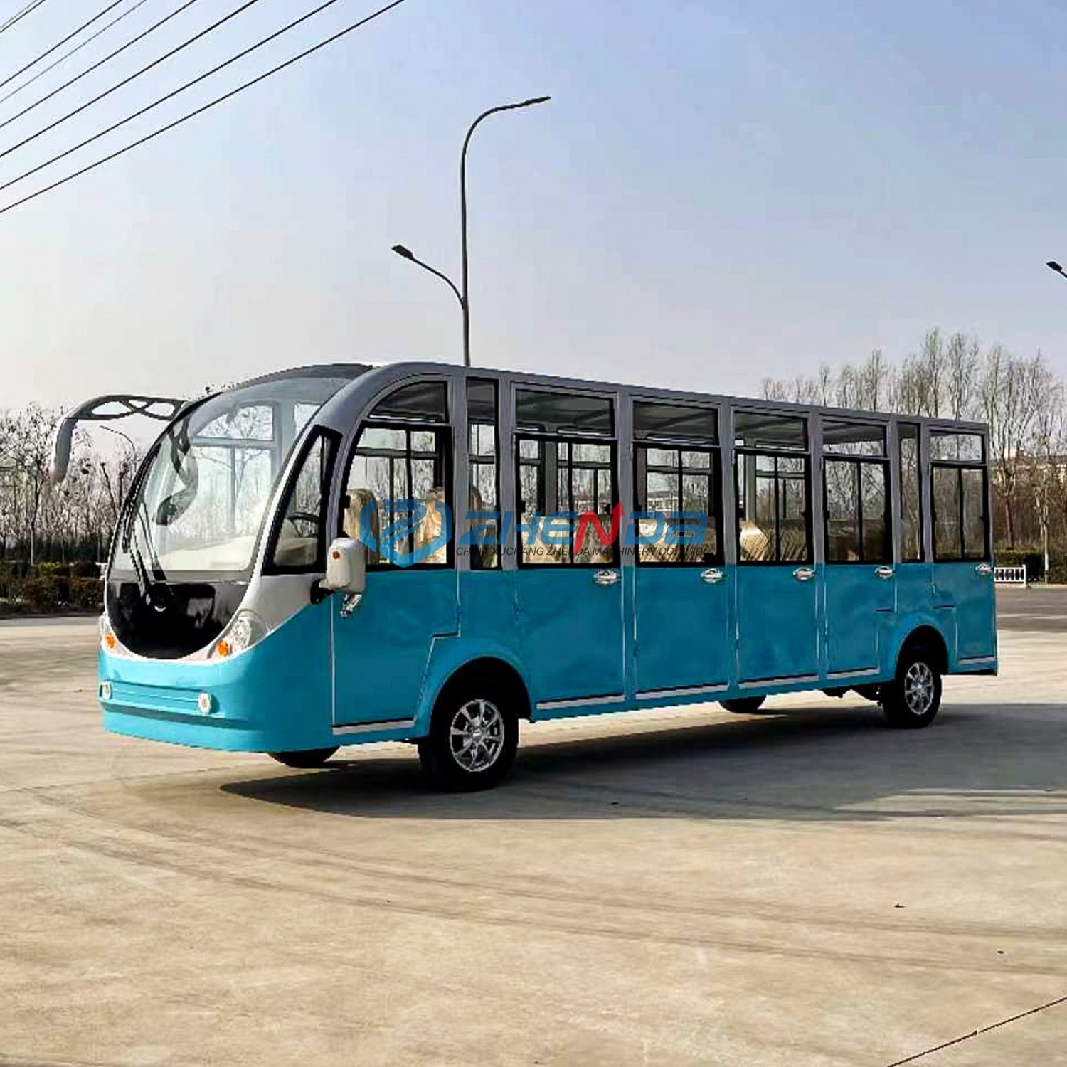 Hot Sale High Quality Electric Bus for Sale Right Hand Drive coach Buses Sightseeing Bus