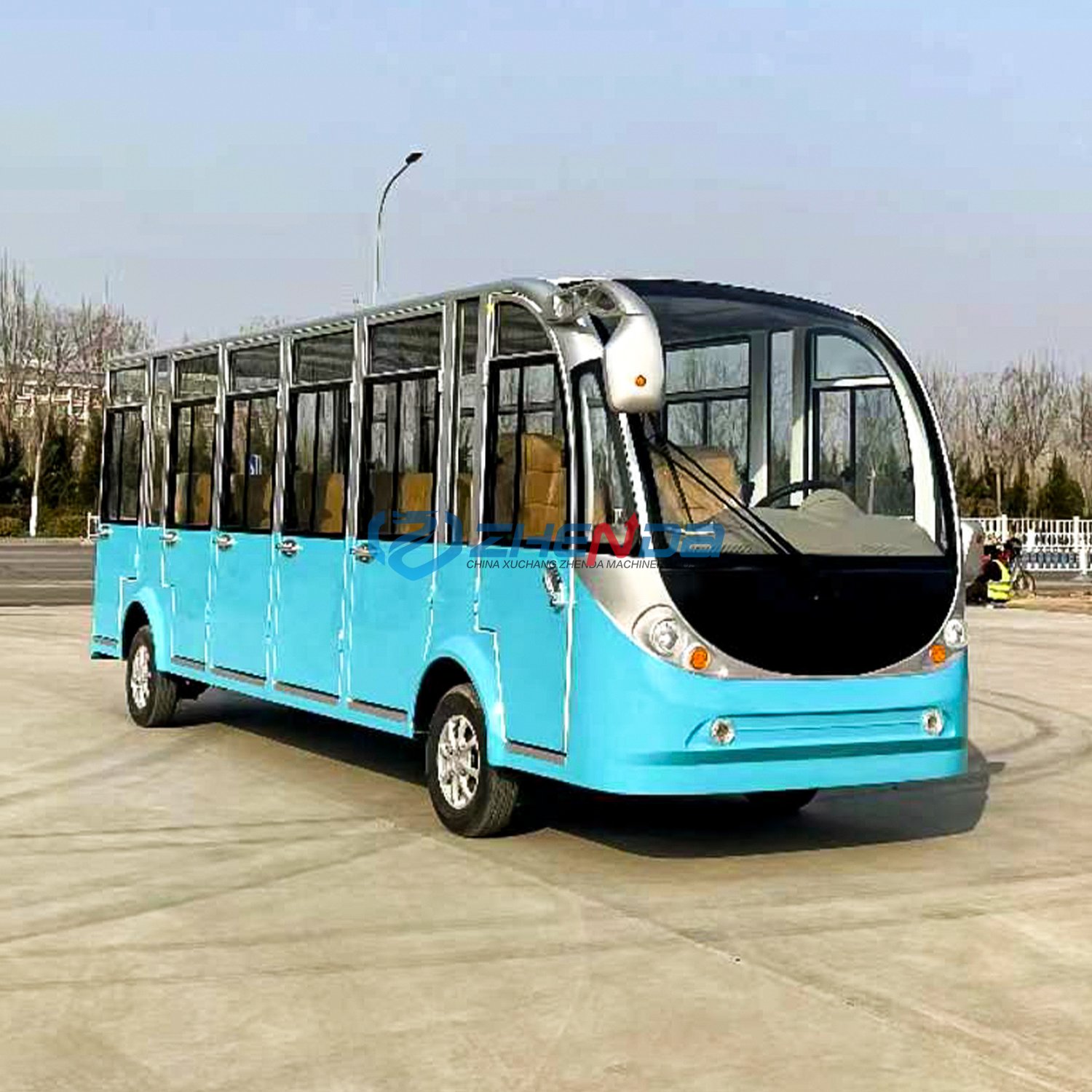 Hot Sale High Quality Electric Bus for Sale Right Hand Drive coach Buses Sightseeing Bus