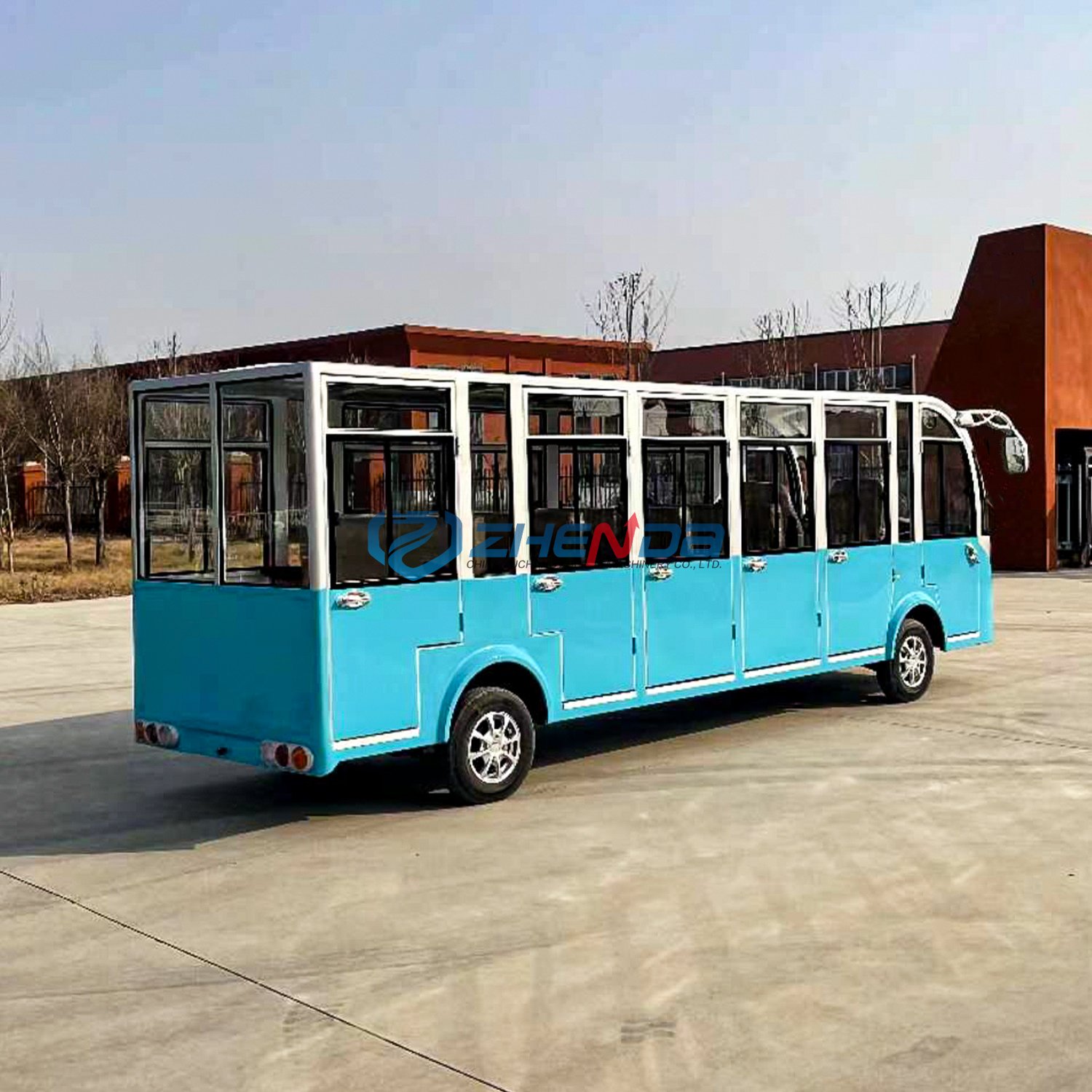 Hot Sale High Quality Electric Bus for Sale Right Hand Drive coach Buses Sightseeing Bus
