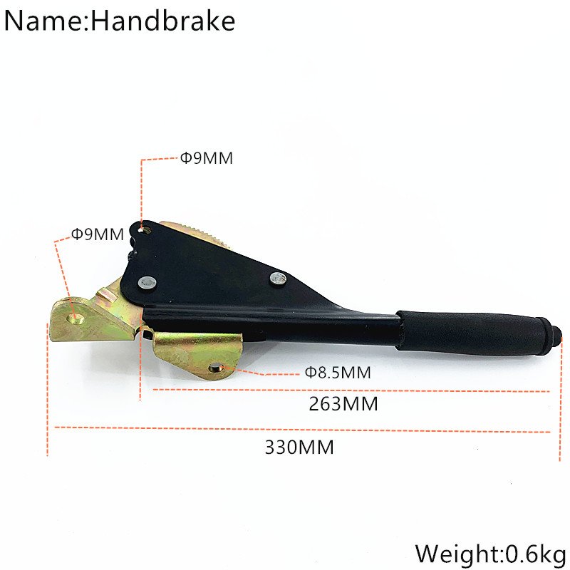 Electric Driver Brake Assembly Golf Cart Hand Brake Handle Rear Brake Parking Handle