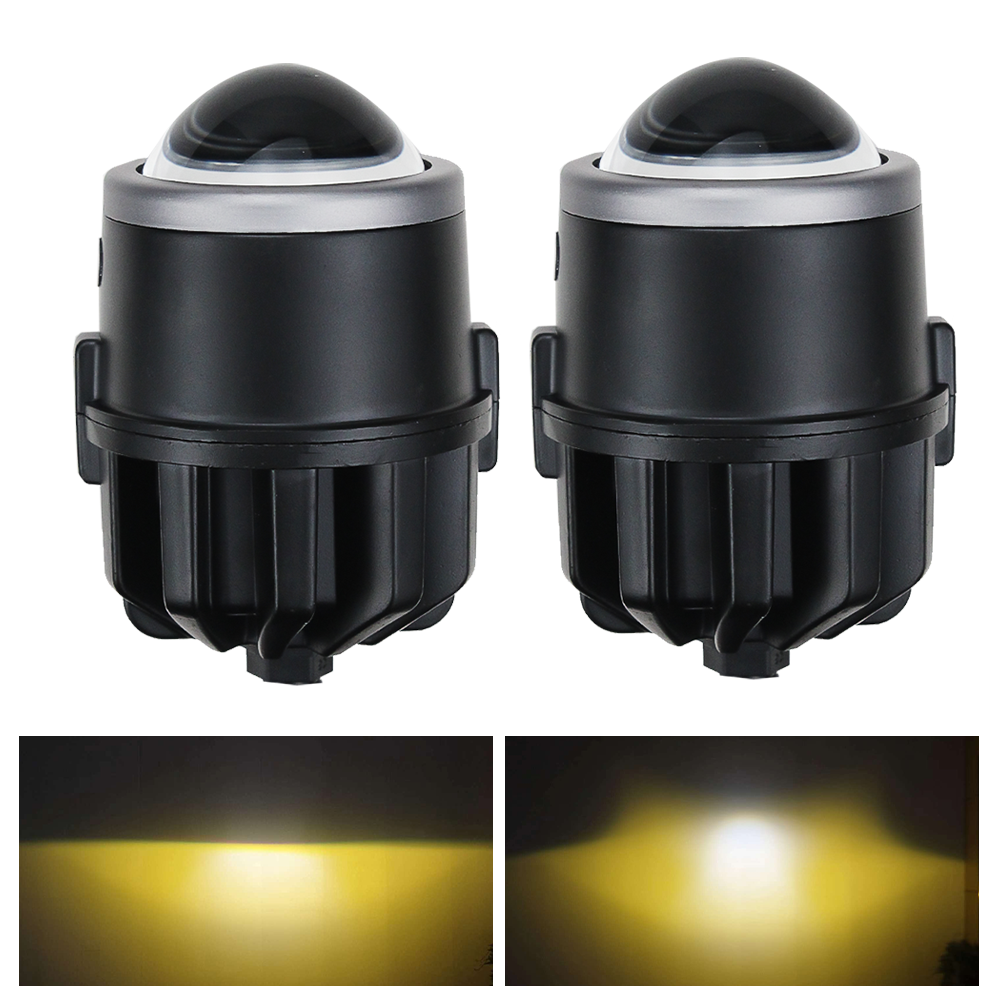 Wholesale F20 2 Inches 8000LM 3000K 80W CSP3570 Chips Waterproof Bi LED Lens Fog Light Bulbs Projector Lamp for Car