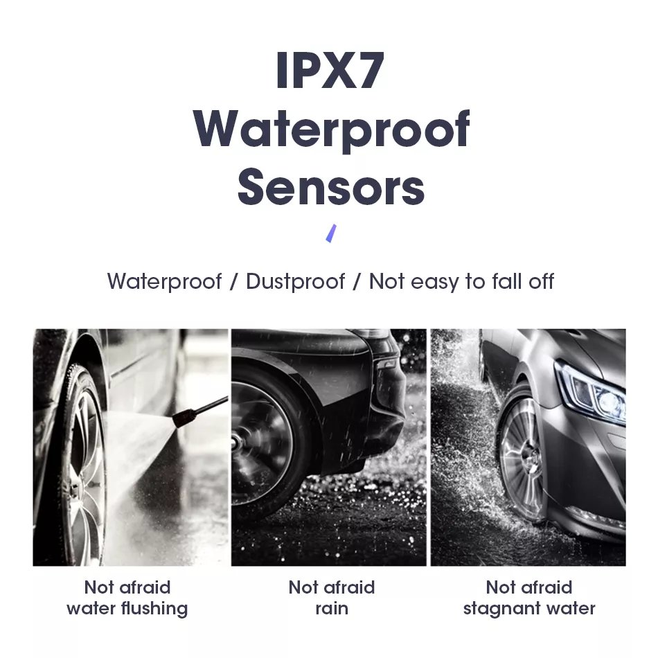 200psi 8 Wheel Sensor Solar Truck TPMS for Trucks Bus Wireless Tire Pressure Monitoring System