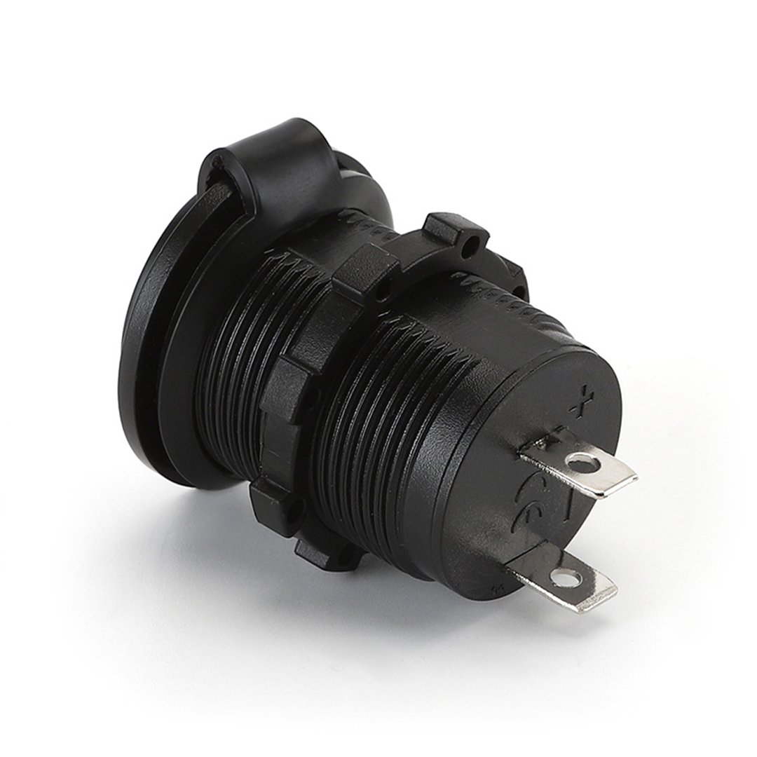 Factory Price Small Surface Mount 12 Volt Weatherproof Universal Car Lighted Cigarette Lighter Socket Adapter Power Plug
