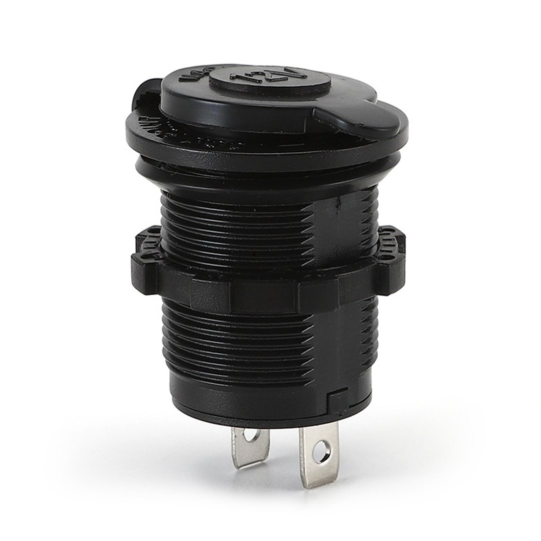 Factory Price Small Surface Mount 12 Volt Weatherproof Universal Car Lighted Cigarette Lighter Socket Adapter Power Plug
