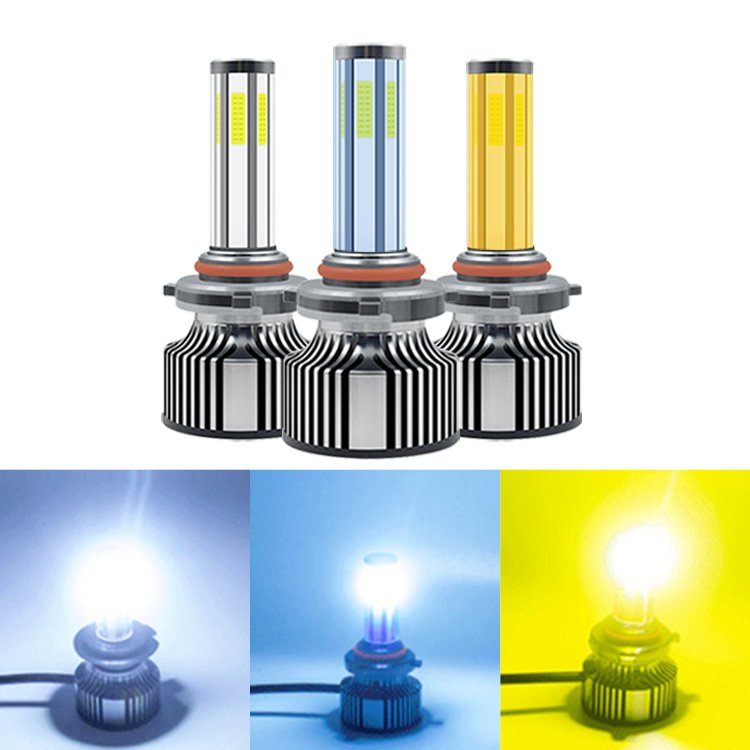 Car Light Accessories N6 60w 360 Led Headlights Led 6 Sides H7 Led Headlight Bulb 12V Spotlight High Low Led Lights for Vehicle