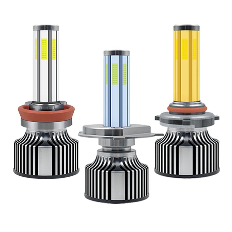 Car Light Accessories N6 60w 360 Led Headlights Led 6 Sides H7 Led Headlight Bulb 12V Spotlight High Low Led Lights for Vehicle