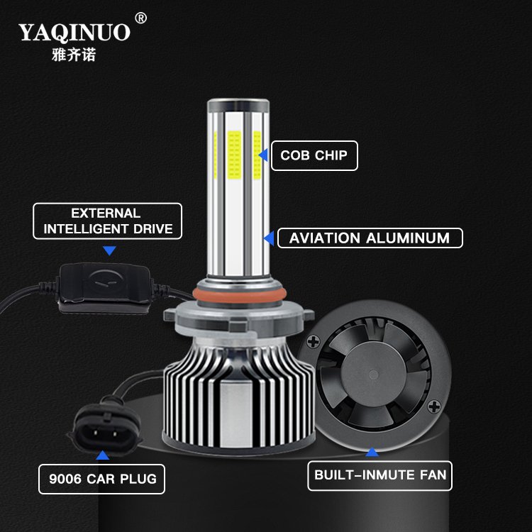 Car Light Accessories N6 60w 360 Led Headlights Led 6 Sides H7 Led Headlight Bulb 12V Spotlight High Low Led Lights for Vehicle