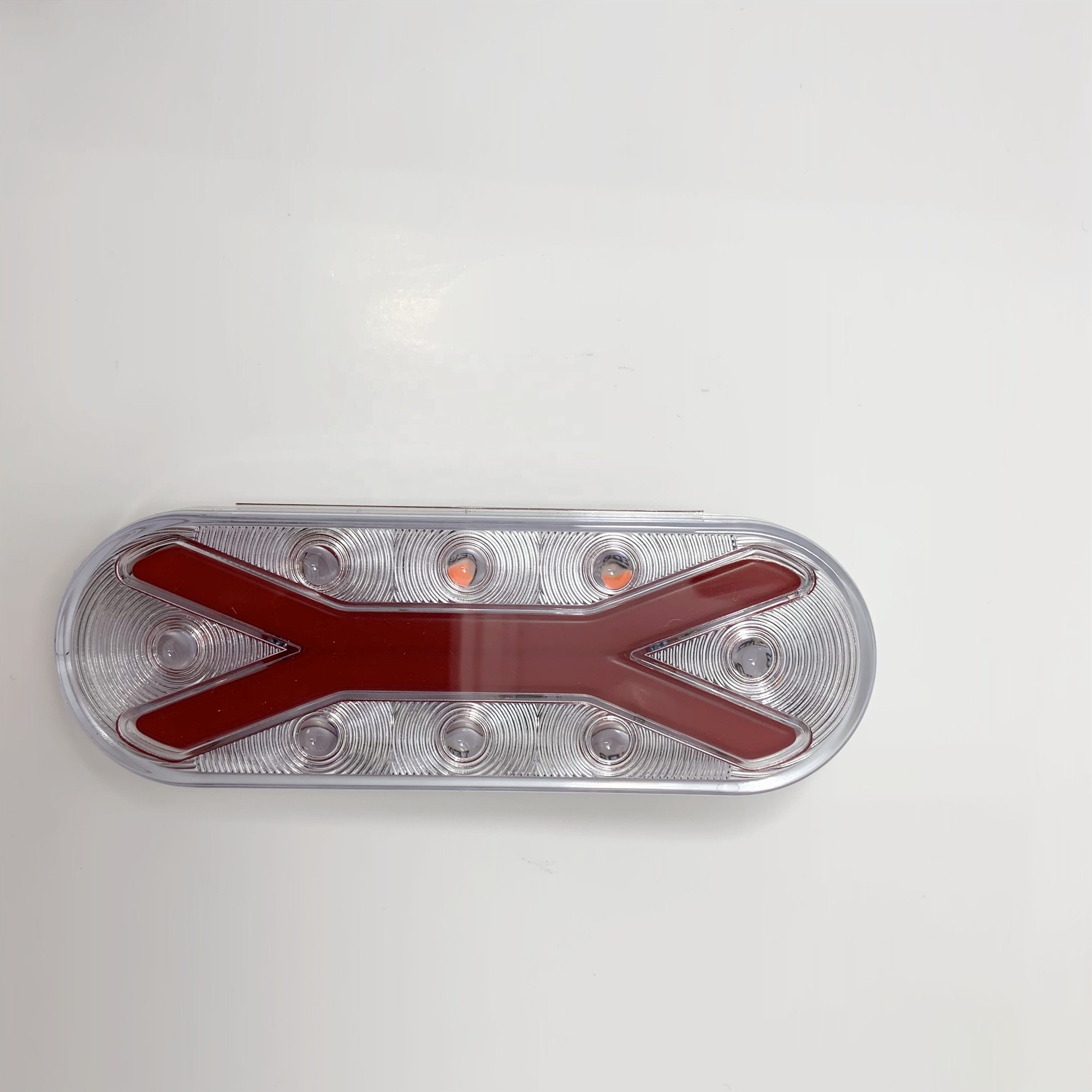 6 Inch Oval LED Stop Tail Turn Lights Rear Stop Turn Tail Brake Lamps Submersible Truck Trailer Bus Rv Ute Utv Motorhome
