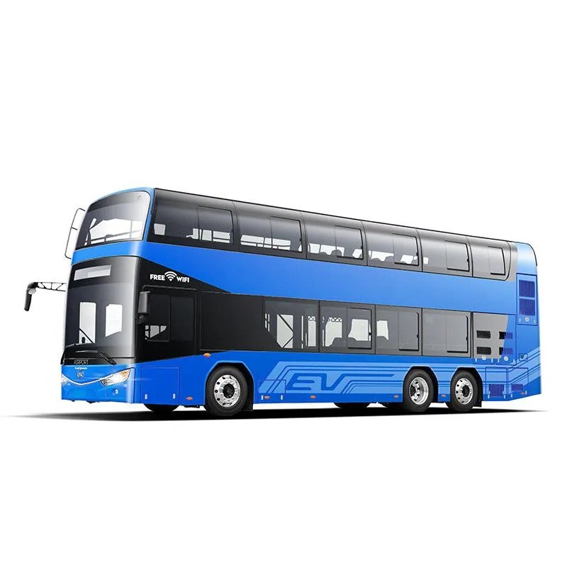 Ankai Double Decker 12m 60 Seater Luxury Coach Electric Bus for Sale