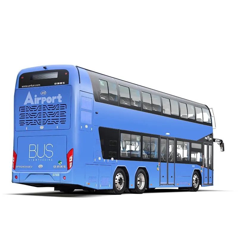 Ankai Double Decker 12m 60 Seater Luxury Coach Electric Bus for Sale