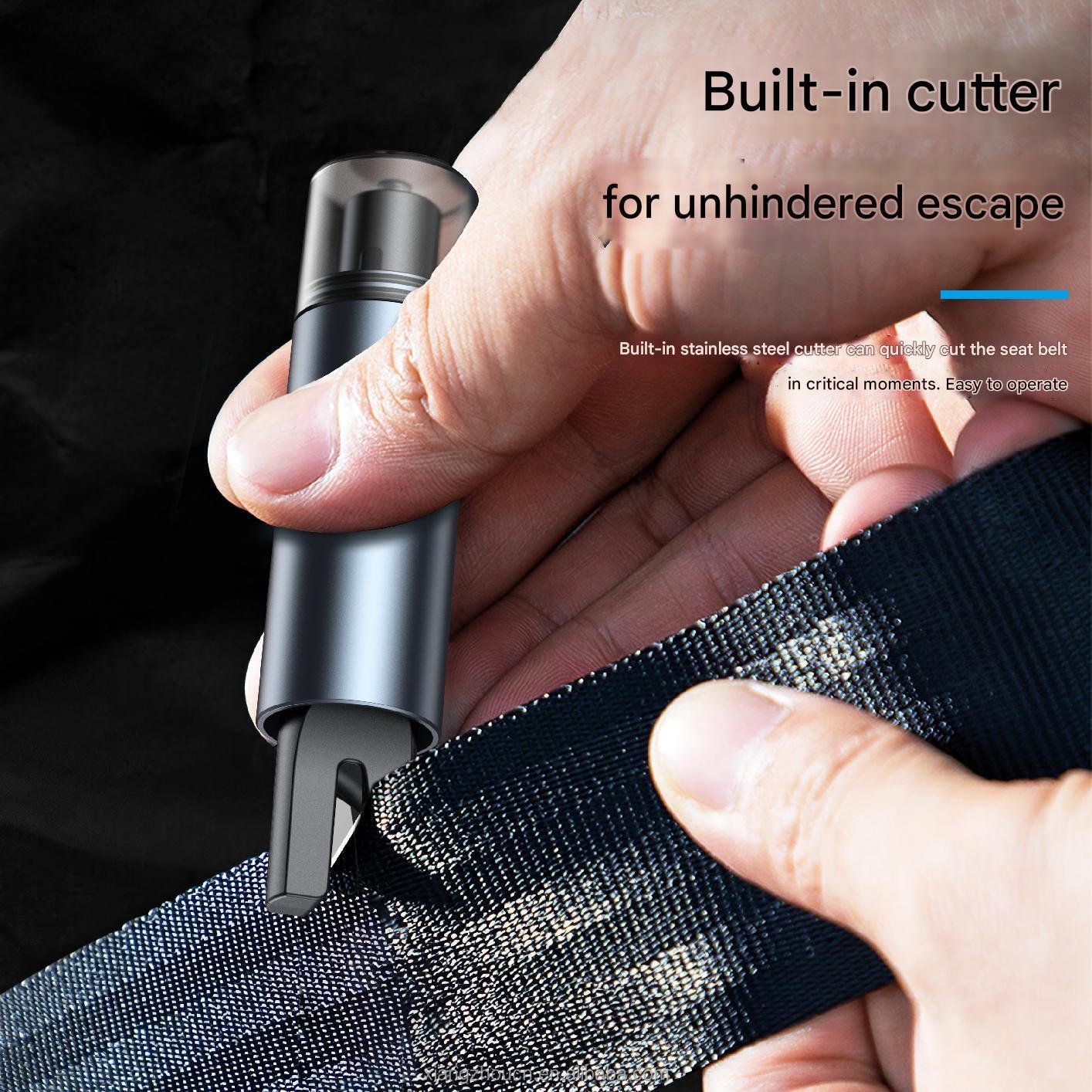 High-quality car emergency tools safety hammer window glass breaker XZC-007 portable seatbelt cutter emergency tools