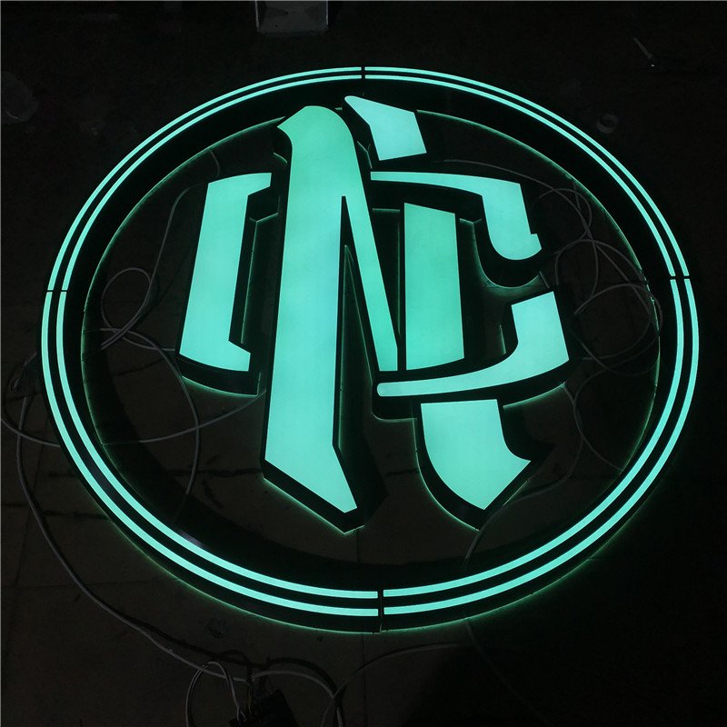 RGB Custom Acrylic Sign 3D Frontlit and Backlit Outdoor Sign Board Outdoor Led Sign Board