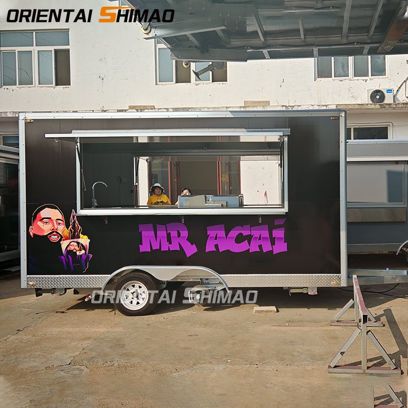 Oriental Shimao China Bakery Full Kitchen Food Kiosk Coffee Van Ice Cream Trucks Mobile Coffee Cart