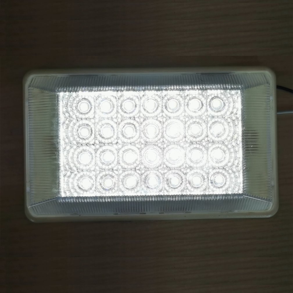 12V 24V RV Truck caravan Cabin Car Dome Interior LED Ceiling Light Reading Lamp Bus Roof Top Light