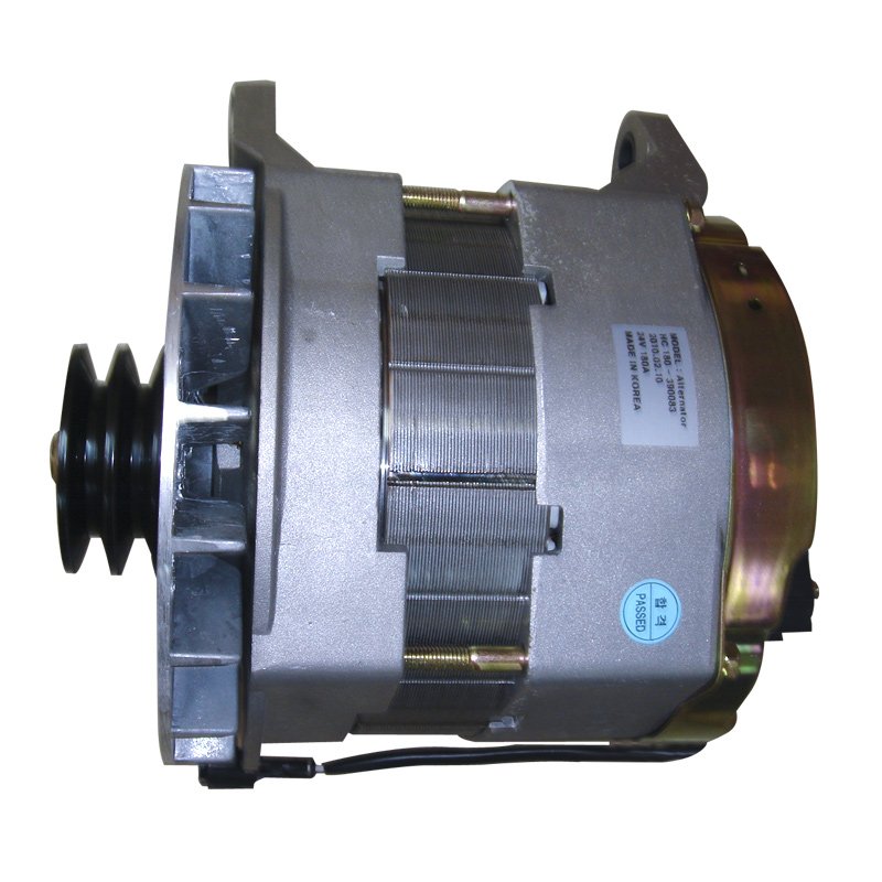 Excavator Daewoo Truck Bus Generator Engine Parts 80A 300901-00034 Alternator for Doosan