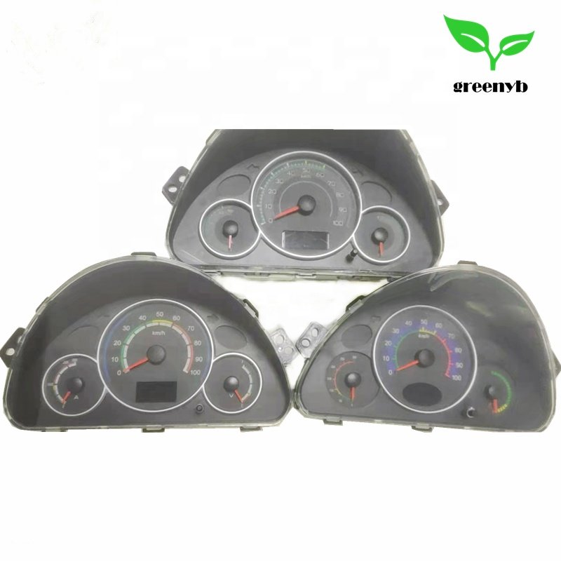 E605-XDJ Full LCD Display with Parking Sensors Electric Golf Cart Dashboard Four Wheels Digital Speedometer