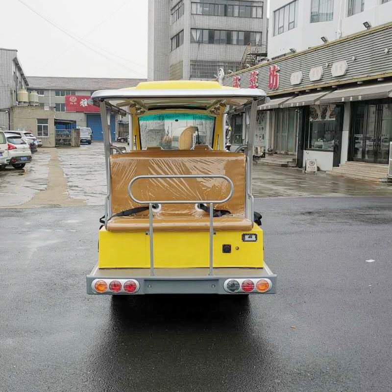 72V Lithium Battery Powered 14-Seater Electric Sightseeing Personal Shuttle Bus with 5KW Motor EEC & DOT Certified