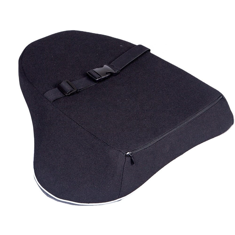 Foldable Bus Driver Waist Cushion Backrest Floor Wheelchair Pure Memory Foam Lumbar Support Chair Back Cushion for Pain Relief