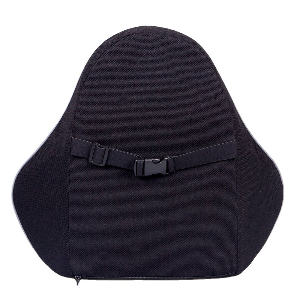 Foldable Bus Driver Waist Cushion Backrest Floor Wheelchair Pure Memory Foam Lumbar Support Chair Back Cushion for Pain Relief