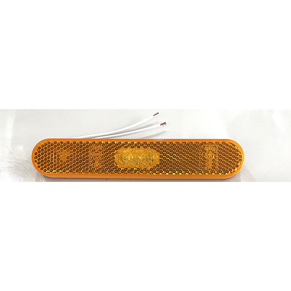 Emark ECE Approved LED Side Marker End Outline Lamps for Bus Truck 135mm 5.3 Inch AL130 Amber or Red