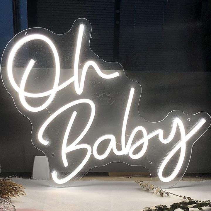 Customized Will You Marry Me Neon Sign Oh Baby Led Acrylic Bride to Be Neon Sign for Indoor and Outdoor Decoration