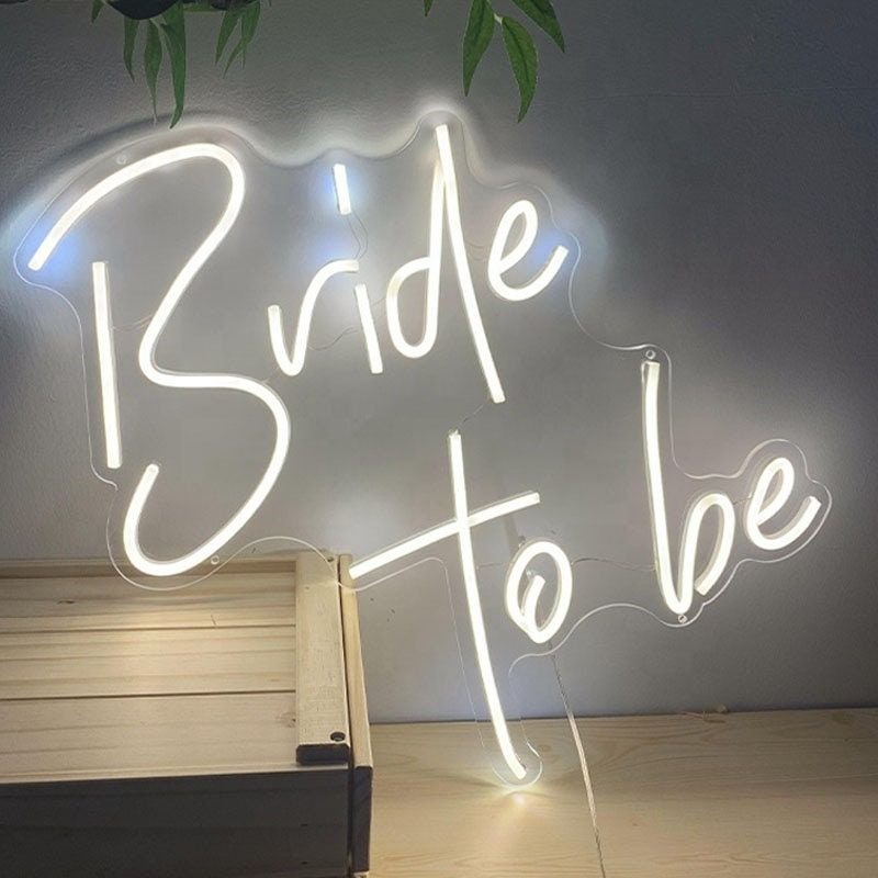 Customized Will You Marry Me Neon Sign Oh Baby Led Acrylic Bride to Be Neon Sign for Indoor and Outdoor Decoration