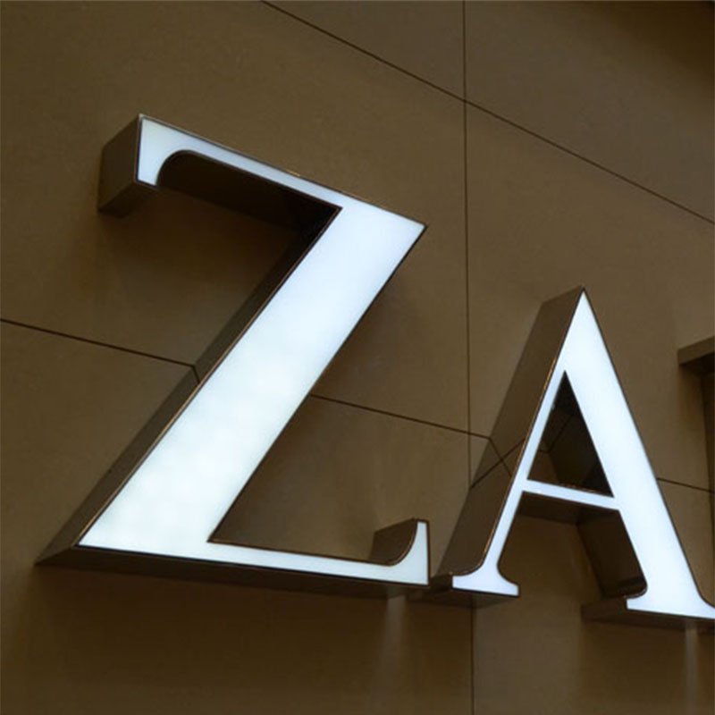 Fast Delivery High Bright Store Front 3D Outdoor Advertising Acrylic Front Led Light Sign Letters