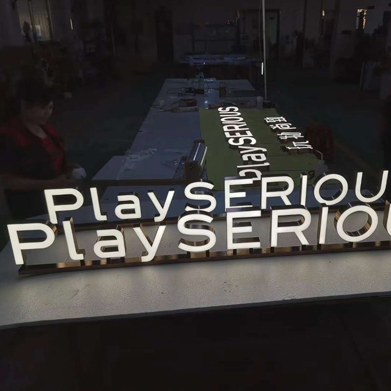 Fast Delivery High Bright Store Front 3D Outdoor Advertising Acrylic Front Led Light Sign Letters