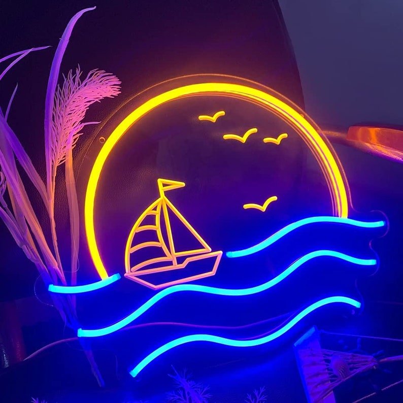 New Design Sample&Flex Shape Colorful Custom Outdoor Steel Neon Signage Led Neon Sign