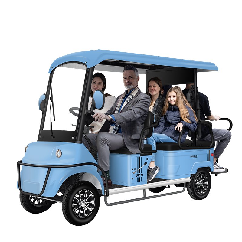 MinibusM6 Four Wheeler Canopy Sixseat for All Elderly Disabled Kids Activities 1800w Motor Disc Brake Electric Scooter