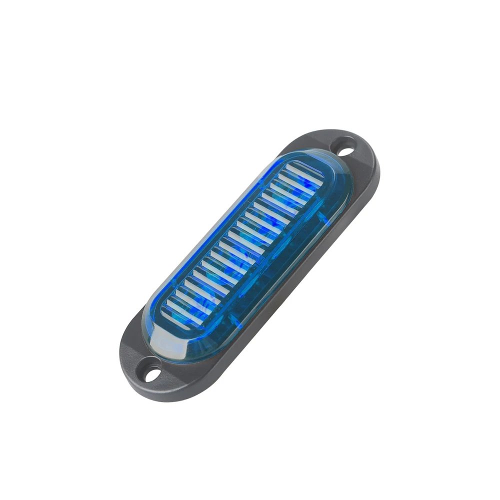 Corner Side Marker 4LED Lights Outline Lamp Truck Trailer Van Bus 12V-24V Bar Indicators Lamp LED Light White Blue, Yellow