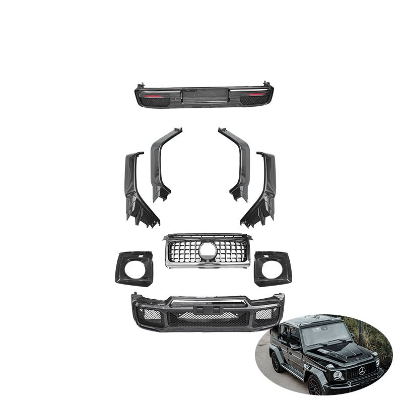 Auto Body Systems G Class G-Wagon G500 G63 W464 to G900 Bra-bus Dry Carbon Fiber BodyKit for Mercedes-Benz