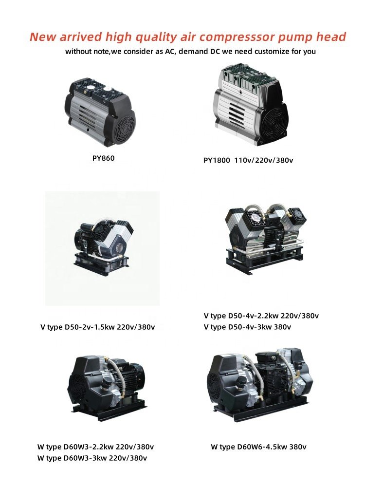 200l Piston Type Air Compressor for Bus Brake System AC&DC Invert 12v to 380v